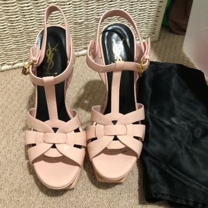 SLP Tribute 105 Patent Leather Platform Sandals